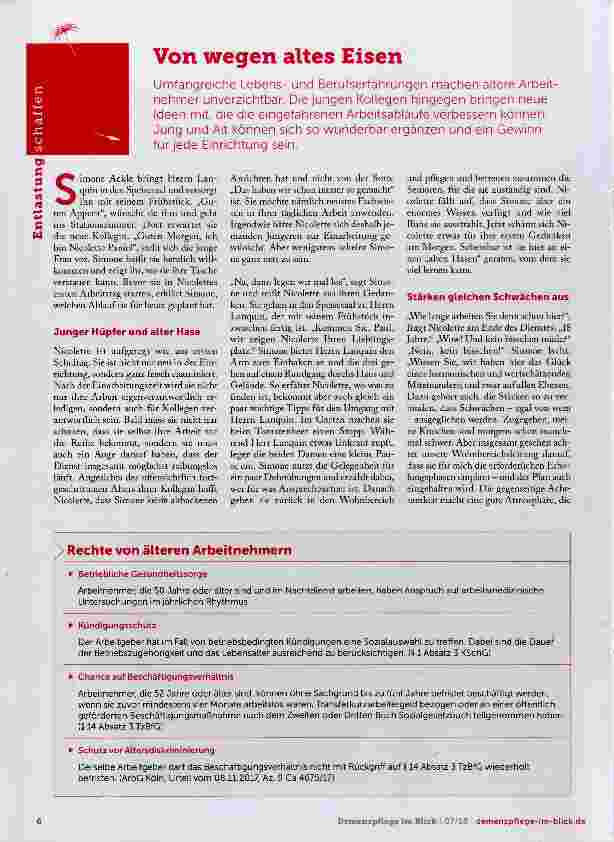 Vorschauseite 1: Von wegen altes Eisen