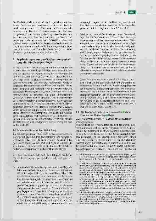 Vorschauseite 3: Empfehlungen des Deutschen Vereins zur Sicherung und Weiterentwicklung der Kindertagespflege