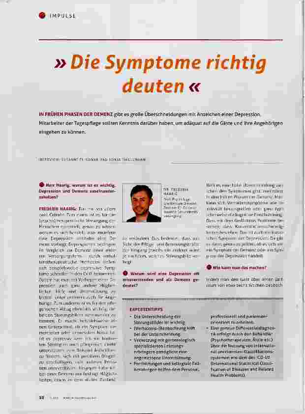 Vorschauseite 1: » Die Symptome richtig deuten «