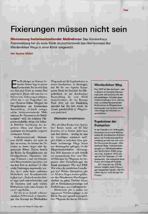Vorschauseite 2: Fixierungen müssen nicht sein