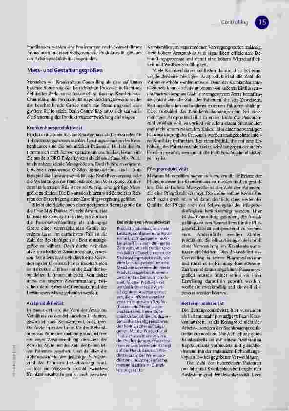 Vorschauseite 2: Verkanntes Controlling-Instrument