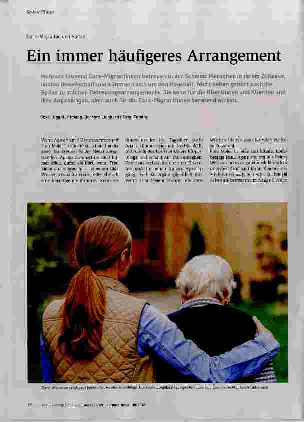 Vorschauseite 1: Ein immer häufigeres Arrangement