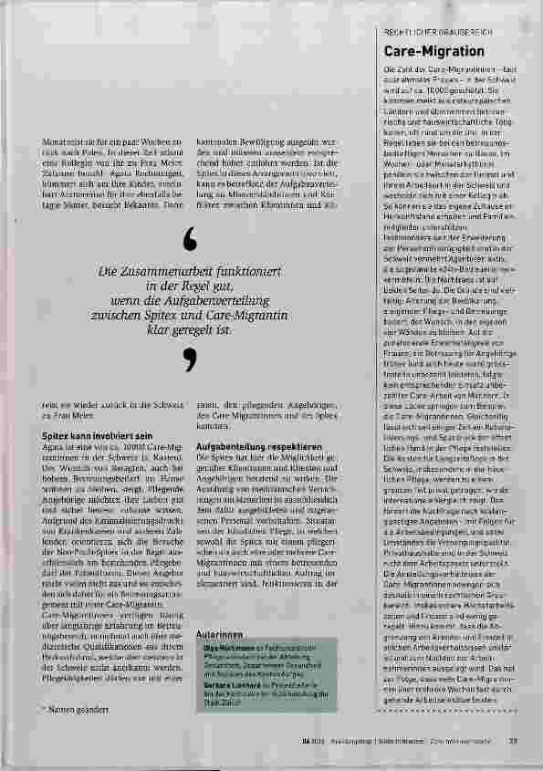 Vorschauseite 2: Ein immer häufigeres Arrangement