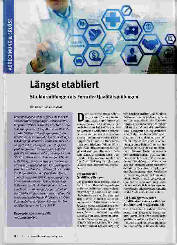 Vorschauseite 1: Längst etabliert