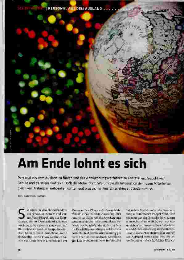Vorschauseite 1: Am Ende lohnt es sich