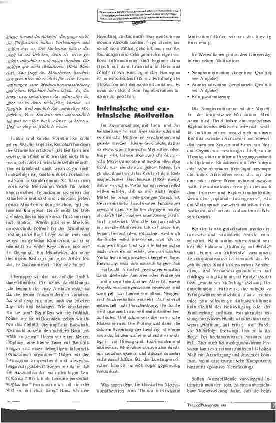Vorschauseite 3: Motivation: Mythos - Märchen - Wirklichkeit Mitarbeiter müssen motiviert werden - oder?