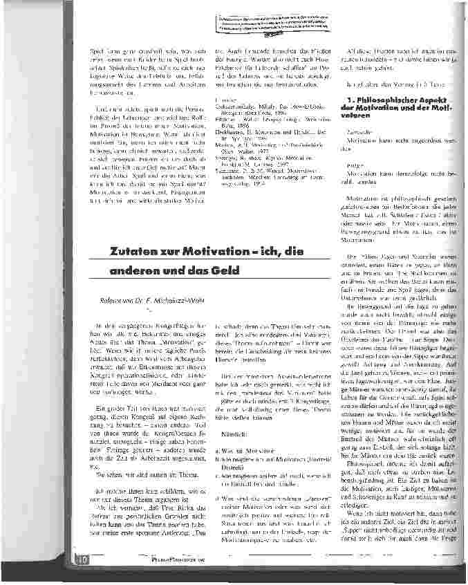 Vorschauseite 6: Motivation: Mythos - Märchen - Wirklichkeit Mitarbeiter müssen motiviert werden - oder?
