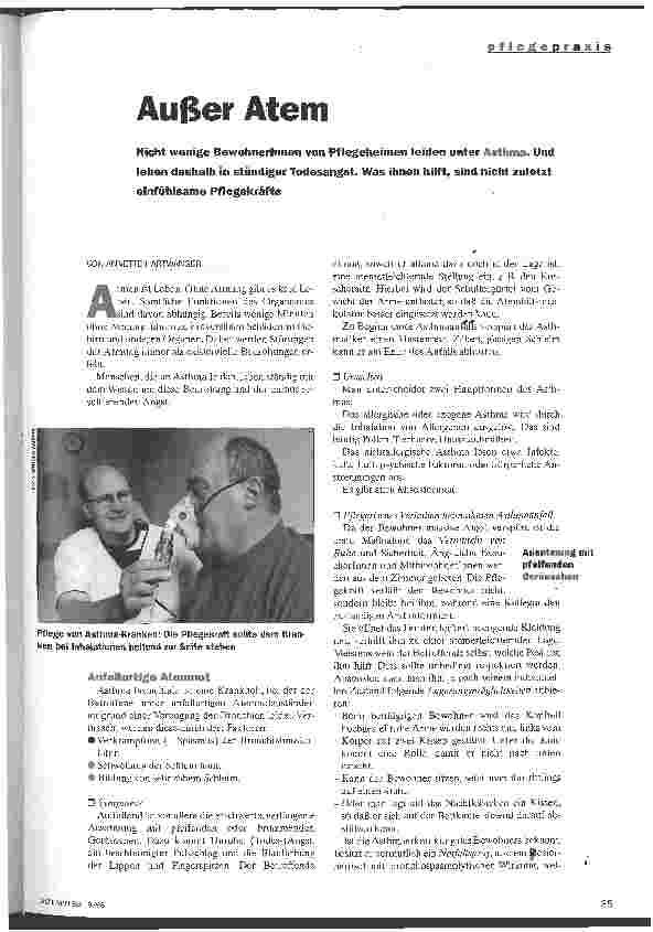 Vorschauseite 1: Außer Atem