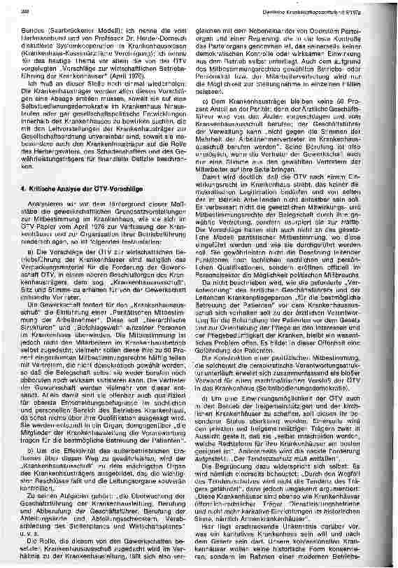 Vorschauseite 6: Mitbestimmung im Krankenhaus