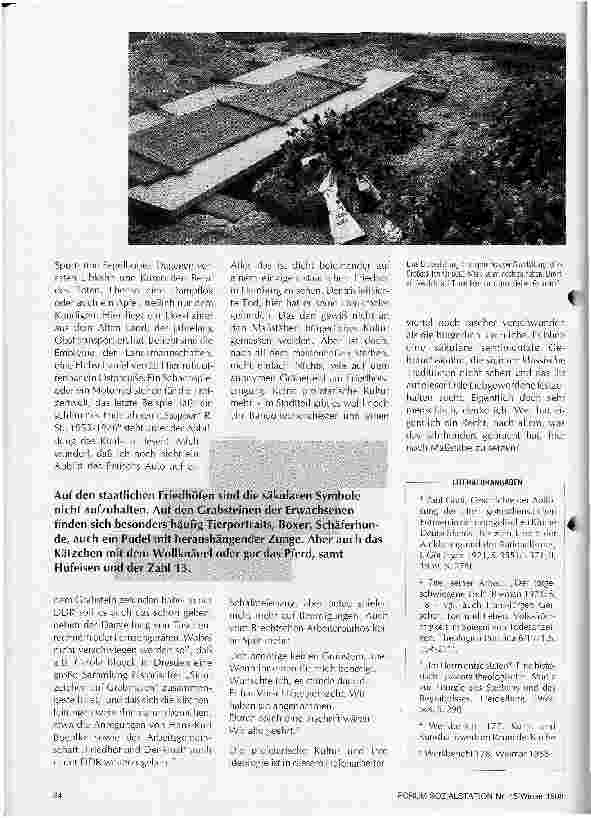 Vorschauseite 4: Die Trauersitten haben sich gewandelt