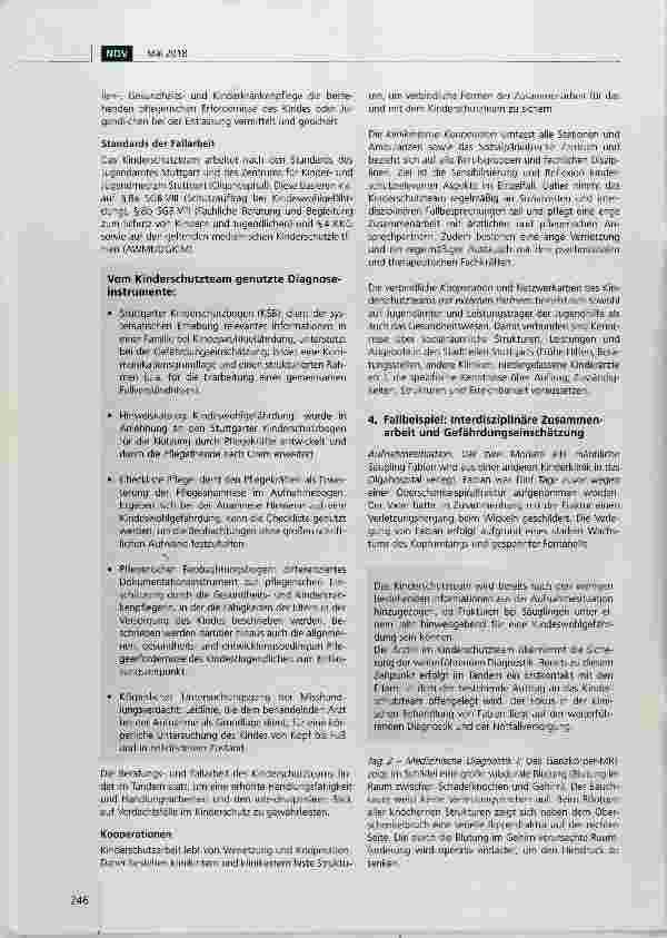 Vorschauseite 4: Interdisziplinäre Gefährdungseinschätzung im Kinderschutzteam am Olgahospital Stuttgart