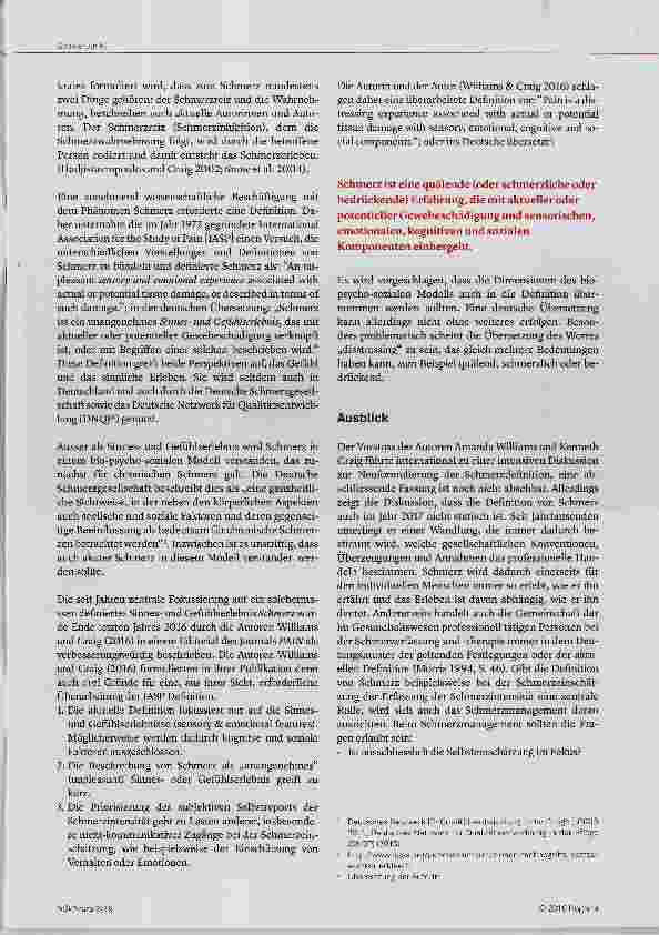 Vorschauseite 3: Das Phänomen Schmerz - ein Abriss der historischen Entwicklung bis zur aktuellen Diskussion