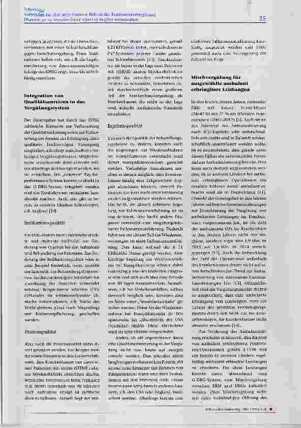 Vorschauseite 5: Vorschläge für eine anreizbasierte Reform der Krankenhausvergütung