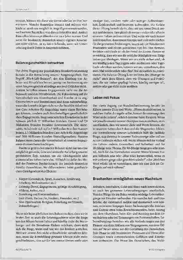 Vorschauseite 3: Innehalten ist aktives Nichttun
