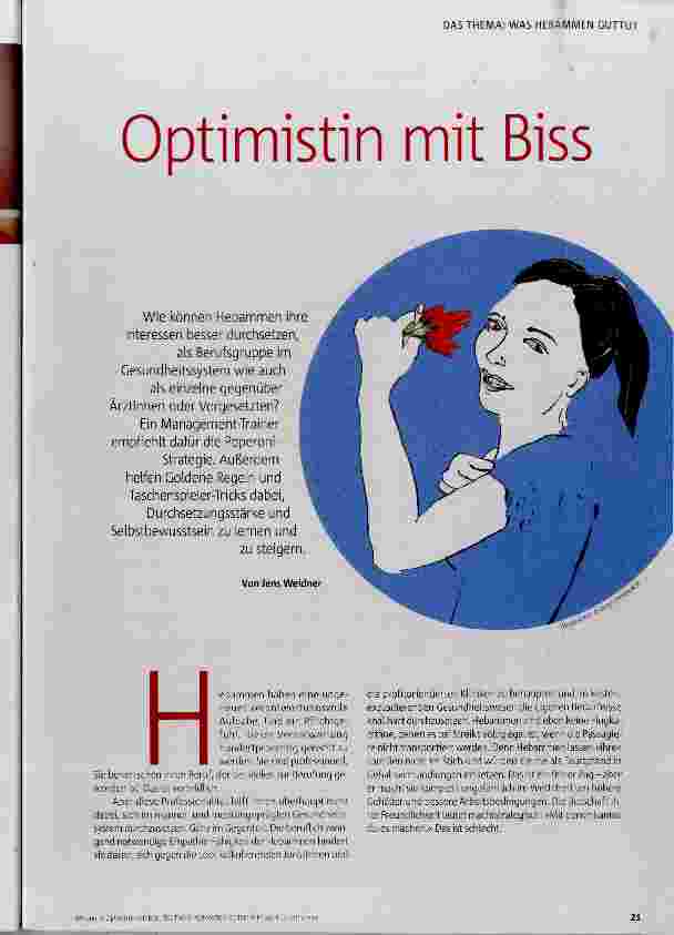 Vorschauseite 1: Optimistin mit Biss