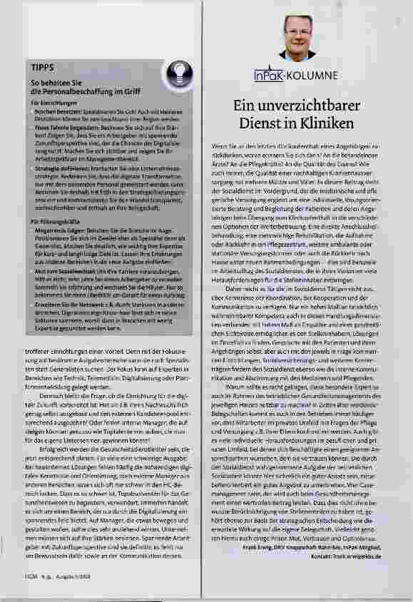 Vorschauseite 2: Change-Agents gesucht!