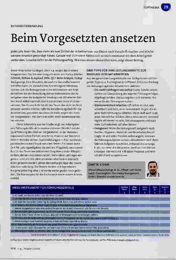 Vorschauseite 1: Beim Vorgesetzten ansetzen