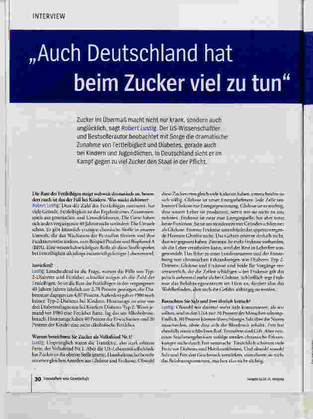 Vorschauseite 1: Auch Deutschland hat beim Zucker viel zu tun