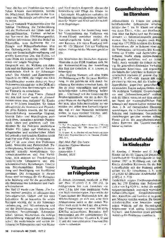Vorschauseite 2: Weiterbildung medizinischer Fachschulkader im Deutschen Hygiene-Museum
