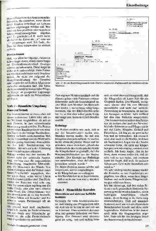 Vorschauseite 3: Die Erlebniswelt des Intensivpatienten