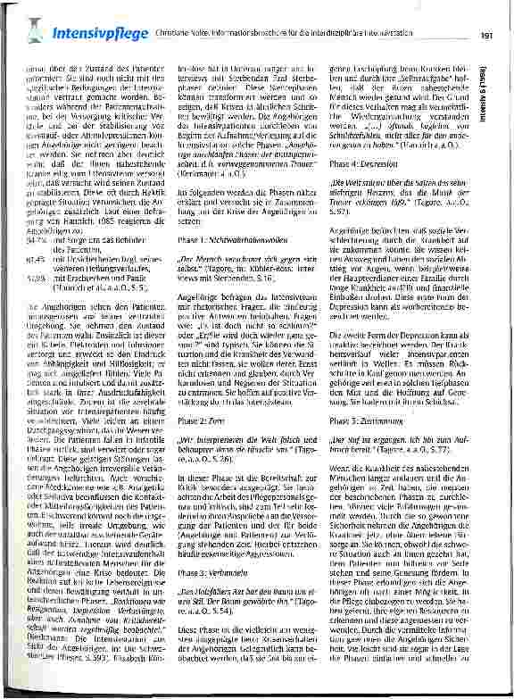 Vorschauseite 2: Informationsbroschüre für Angehörige für die interdisziplinäre Intensivstation des Ev. Krankenhauses, Bielefeld