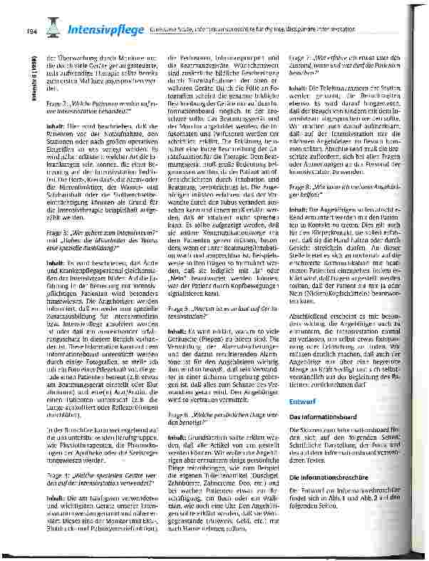 Vorschauseite 5: Informationsbroschüre für Angehörige für die interdisziplinäre Intensivstation des Ev. Krankenhauses, Bielefeld
