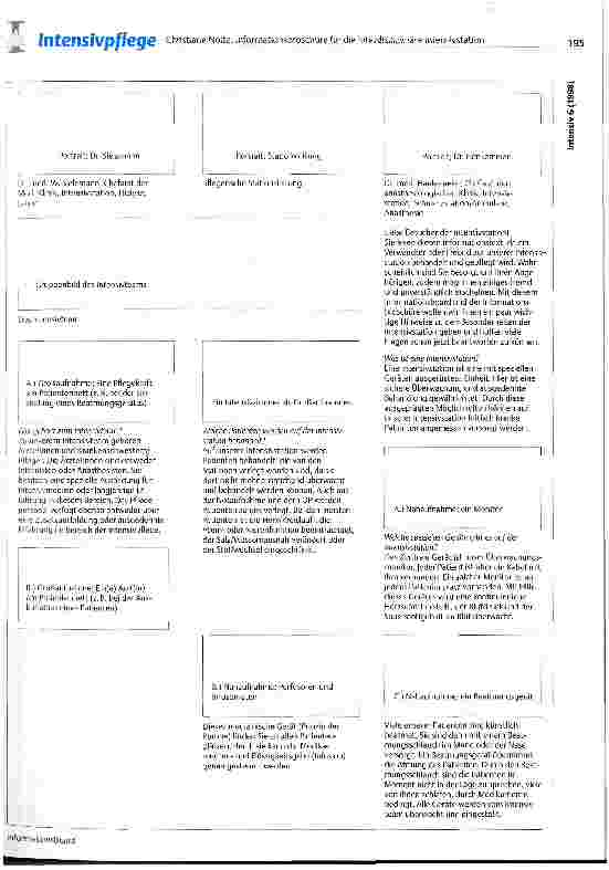 Vorschauseite 6: Informationsbroschüre für Angehörige für die interdisziplinäre Intensivstation des Ev. Krankenhauses, Bielefeld