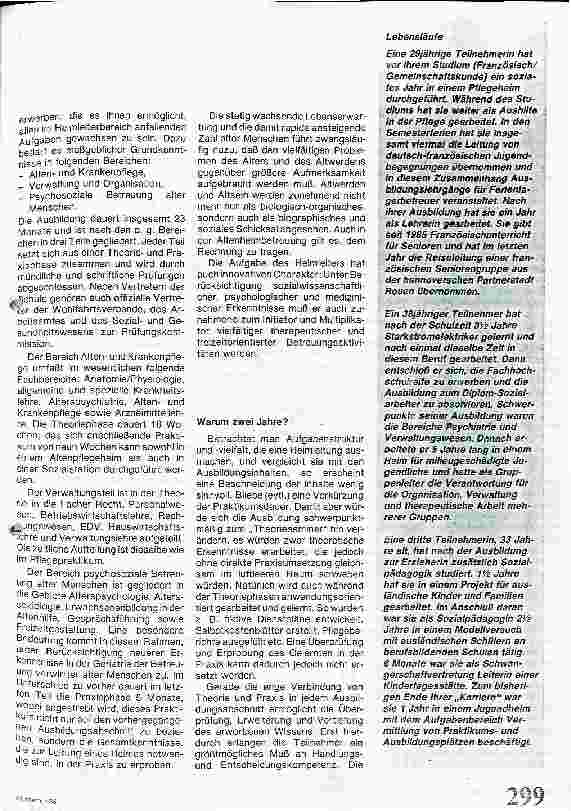 Vorschauseite 3: Die Ausbildung zum Heimleiter-Utopie oder Notwendigkeit