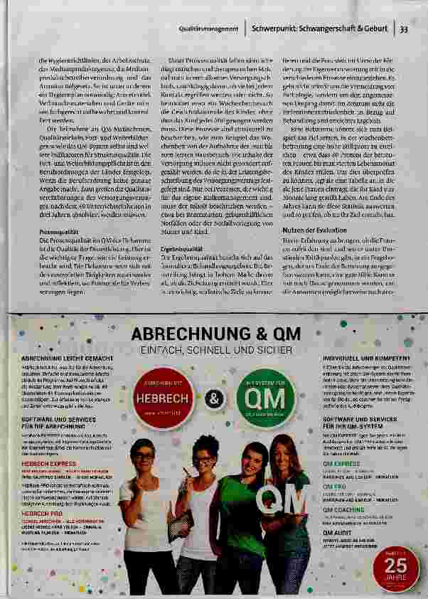 Vorschauseite 3: Qualitätsmanagement in der Hebammenarbeit