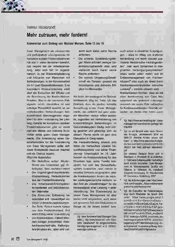 Vorschauseite 1: Mehr Zutrauen, mehr fordern!