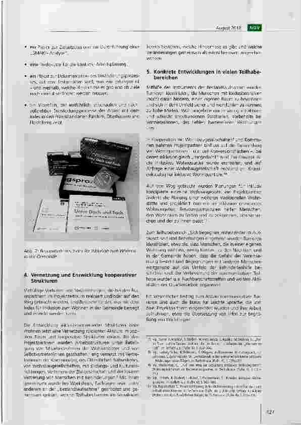 Vorschauseite 5: Inklusionsorientiertes Wohnen im Soziairaum verwirklichen: der Index für Inklusion zum Wohnen in der Gemeinde