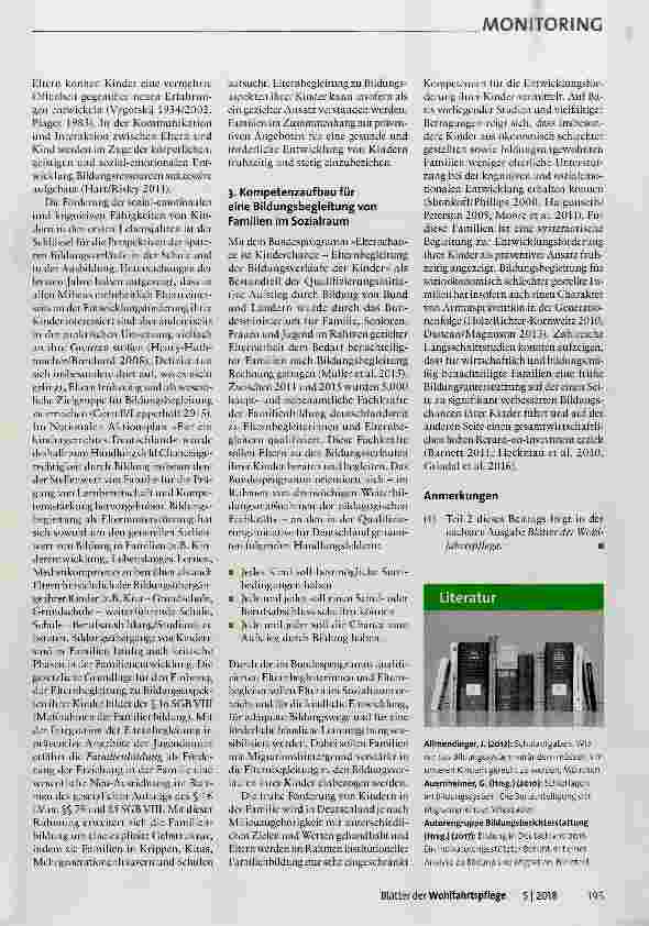 Vorschauseite 4: Verbesserung der Bildungsmobilität in Deutschland Zur Wirtschaftlichkeit von Elternund Bildungsbegleitung für benachteiligte Familien (Teil 1)