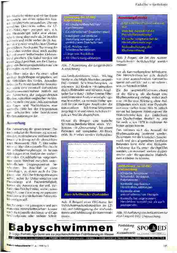 Vorschauseite 3: Langzeit-EKG zur Diagnose von angeborenen und postoperativen Rhythmusstörungen