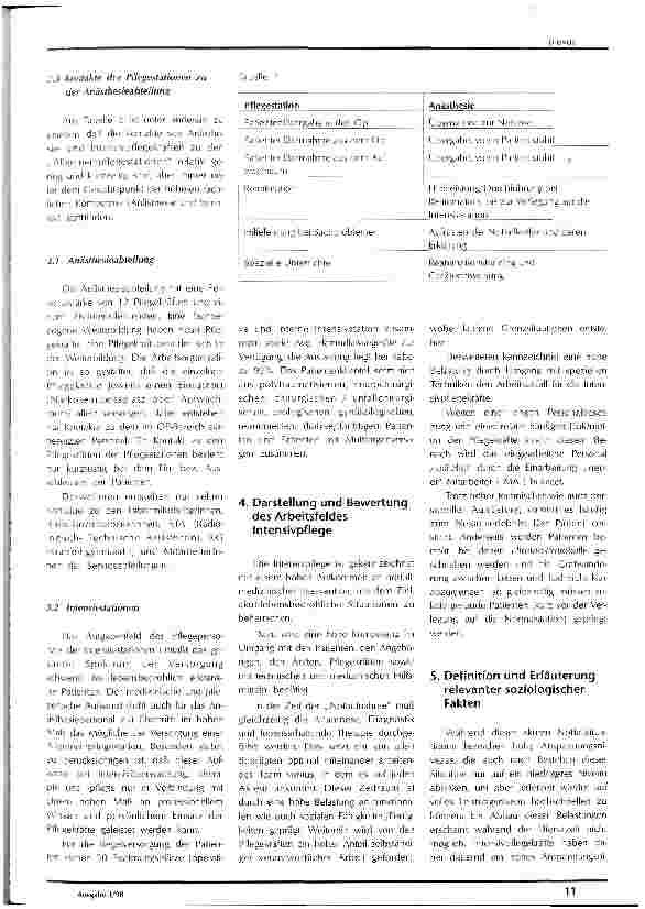 Vorschauseite 3: Elitedenken in der Pflege? - oder: Gibt es Probleme im Umgang zwischen Pflegenden verschiedener Fachabteilungen untereinander?