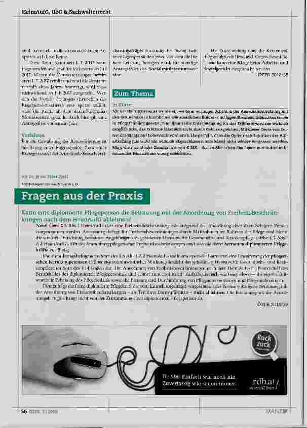 Vorschauseite 2: Heimopfer-Rente
