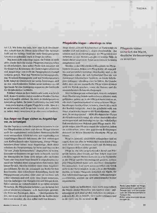Vorschauseite 2: „Es ist ja nicht überall so schlimm!“