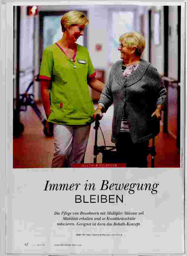 Vorschauseite 1: Immer in Bewegung BLEIBEN