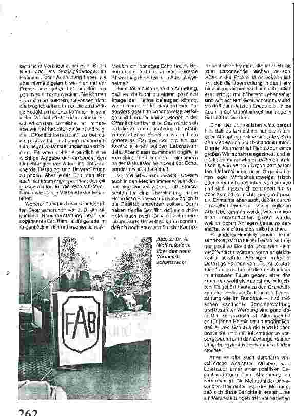 Vorschauseite 4: Jahrestagung 1988 der freien Altenhilfe
