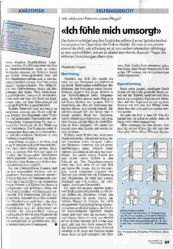 Vorschauseite 1: Ich fühle mich umsorgt Erlebnisbericht