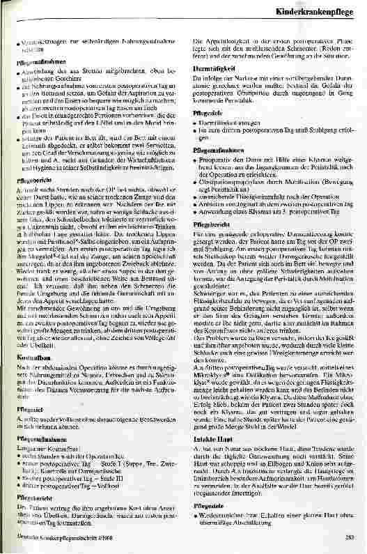 Vorschauseite 4: Pflege eines oligophrenen Kindes nach einer Leistenhernienoperation