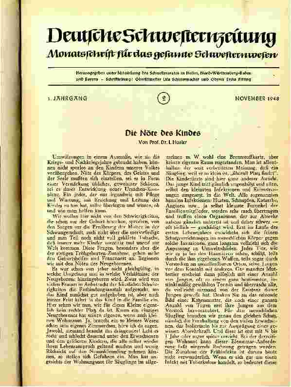 Vorschauseite 1: Die Nöte des Kindes
