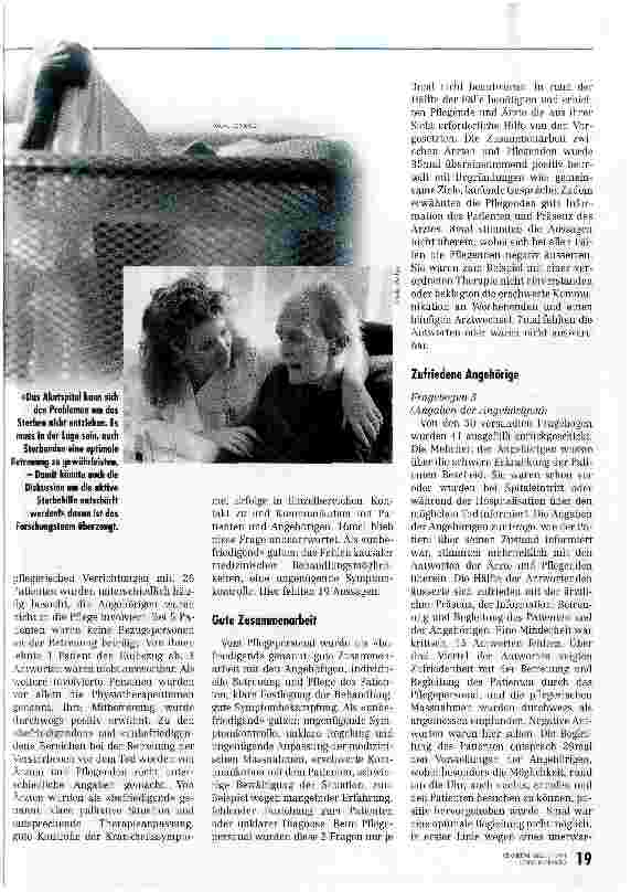 Vorschauseite 3: Die wenigsten sterben allein Sterben und Tod in der Klinik