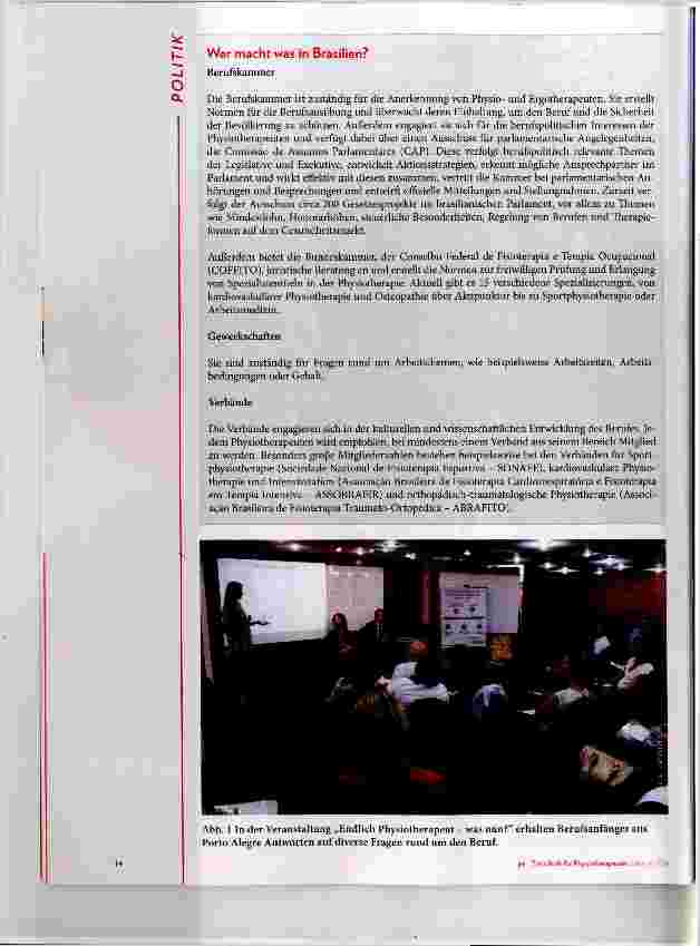 Vorschauseite 3: Die Therapeutenkammer in Brasilien