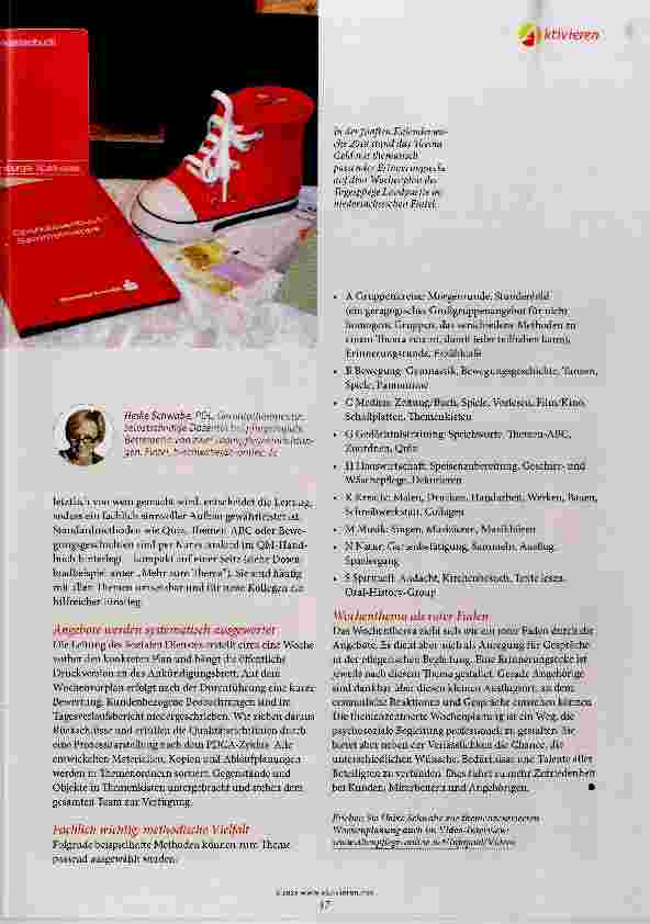 Vorschauseite 6: Das Thema bestimmt den Wochenplan