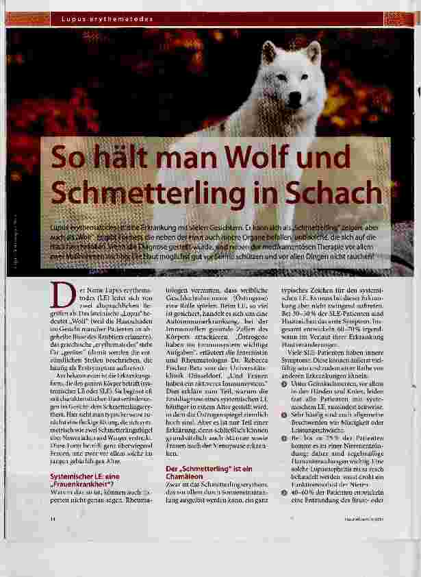 Vorschauseite 1: So hält man Wolf und Schmetterling in Schach