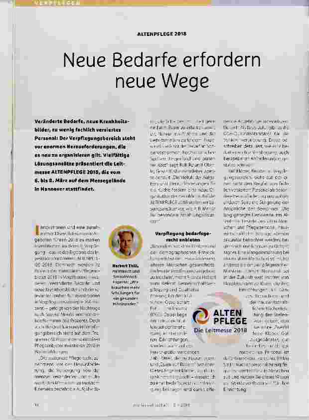 Vorschauseite 1: Neue Bedarfe erfordern neue Wege