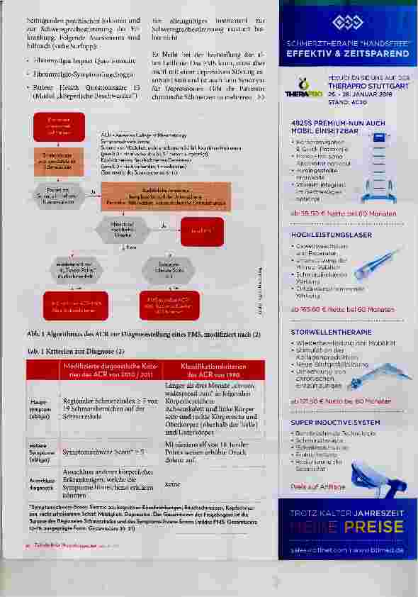 Vorschauseite 2: Update Fibromyalgie: Leitlinie wurde überarbeitet