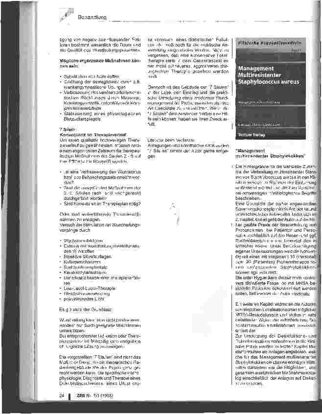Vorschauseite 3: Die 7 Säulen der konservativen Wundbehandlung