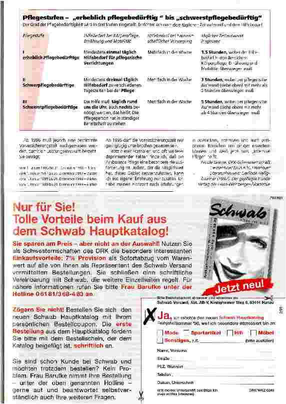 Vorschauseite 2: Pflege, die ins Haus kommt Ambulante Pflege - Was ist das, wem dient sie, wie läuft das mit der Pflegeund Krankenversicherung?
