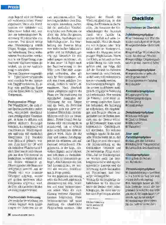 Vorschauseite 2: Die Pflege von Brandverletzten 4. Teil
